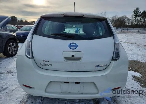 2015 Nissan Leaf S z USA, uszkodzony, nr VIN 1N4AZ0CP0FC317356